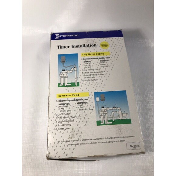 Intermatic T8845PV SPST 125-Volt Mechanical Cycle Irrigation Timer Rain Sensor - Picture 5 of 9